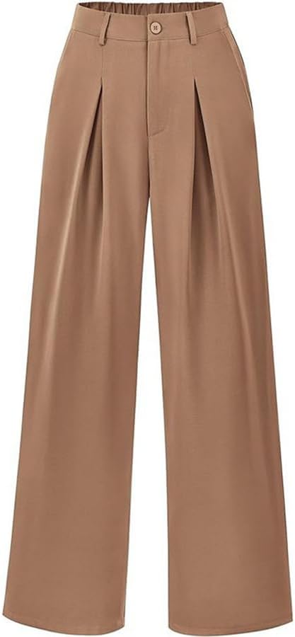 Women Casual Business Commuting Loose Wide Leg Pants
