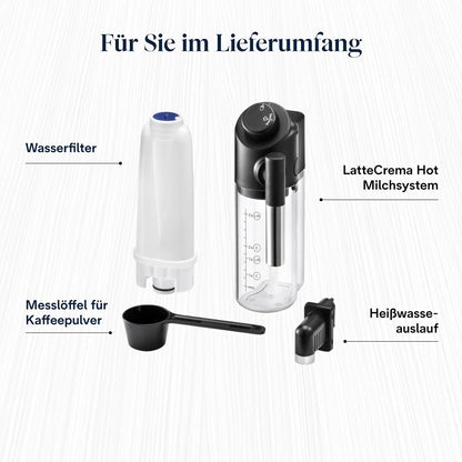 Magnifica Evo ECAM292.81.SB- Kaffeevollautomat mit vollautomatischem cremigen Milchschaum, 7 One-Touch-Getränke, Cappuccino & Espresso, Kaffeemaschine, Soft-Touch-Bedienfeld, Silber