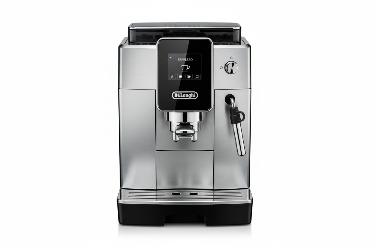 DELONGHI 全自动咖啡机银黑色